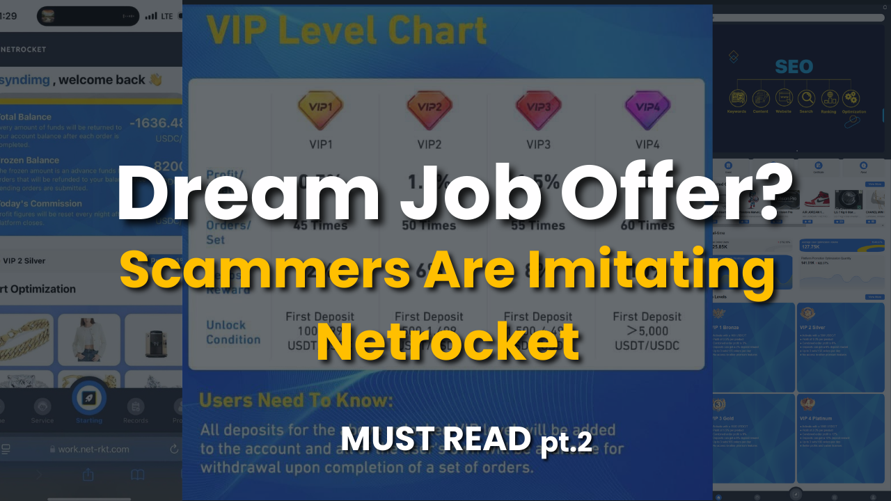 Attention! Job offers from “Netrocket”? It’s a SCAM!
